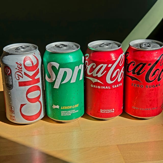 Can soda drink.
