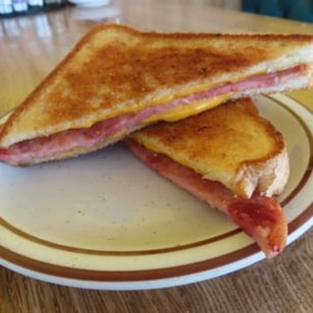 Grilled Ham & Cheese Sandwich.