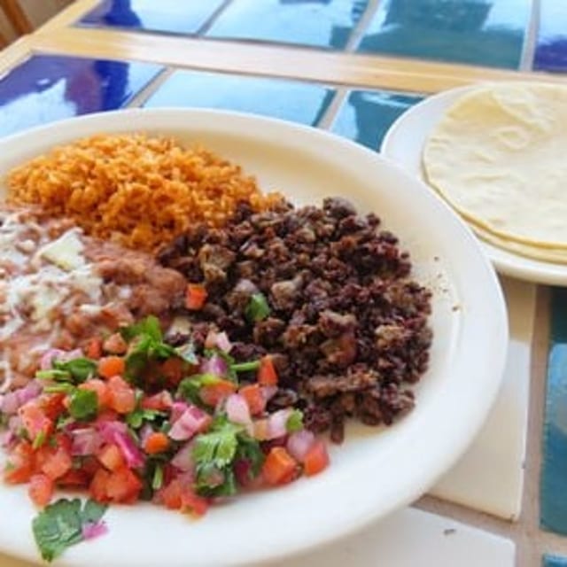 Carne Asada Plate Dinner.