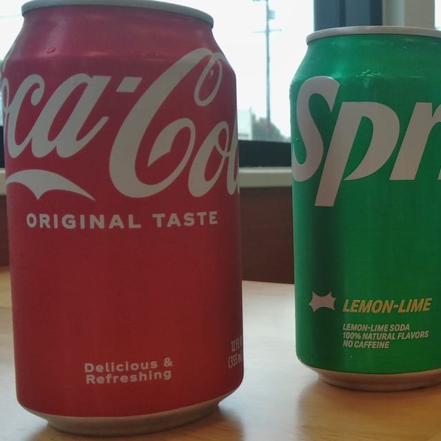 Can soda drink.