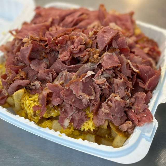 Chili Cheese Fries w/Meat.