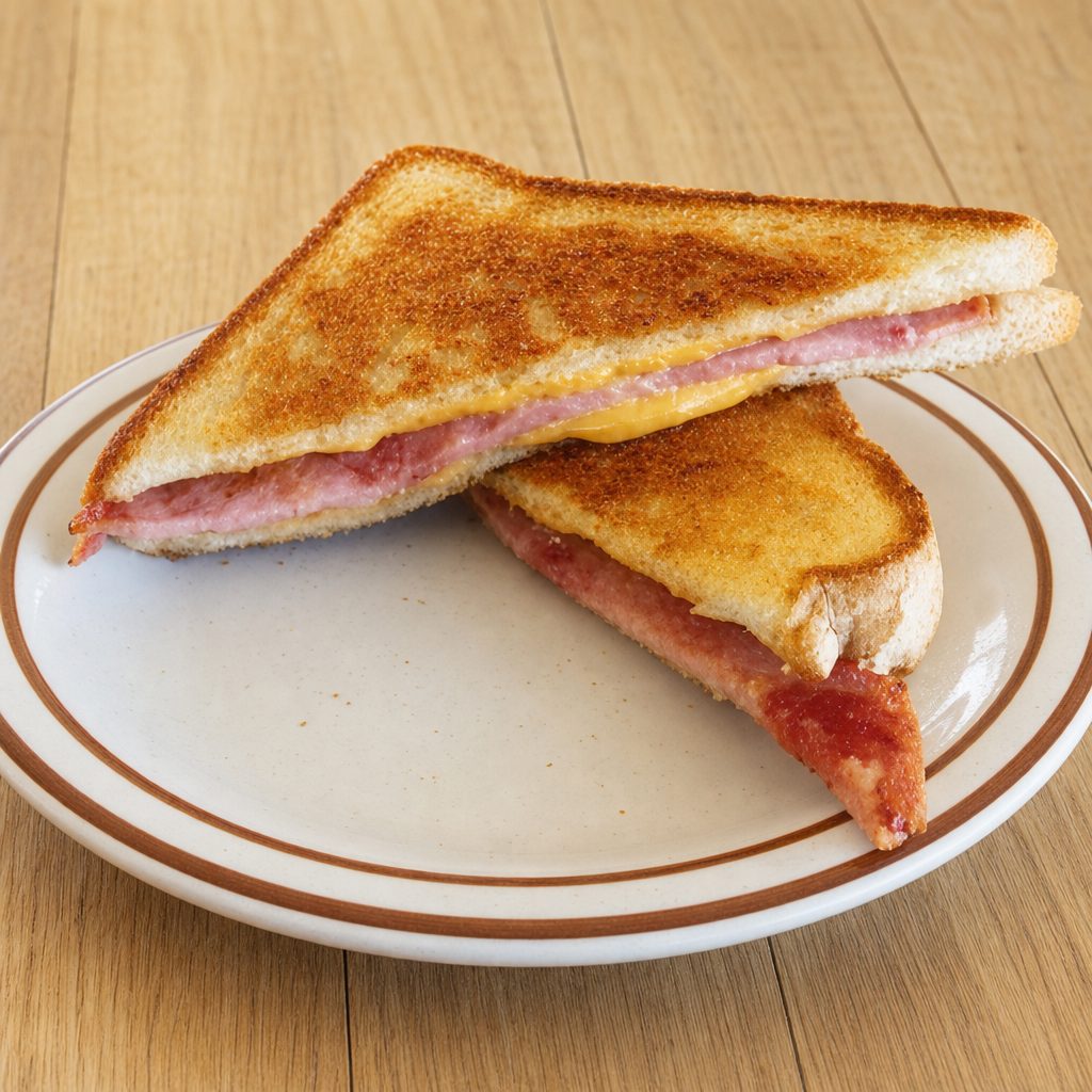 Grilled Ham & Cheese Sandwich.