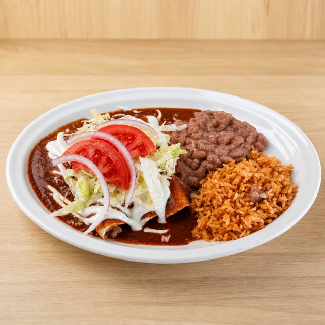 Cheese Enchilada Plate.