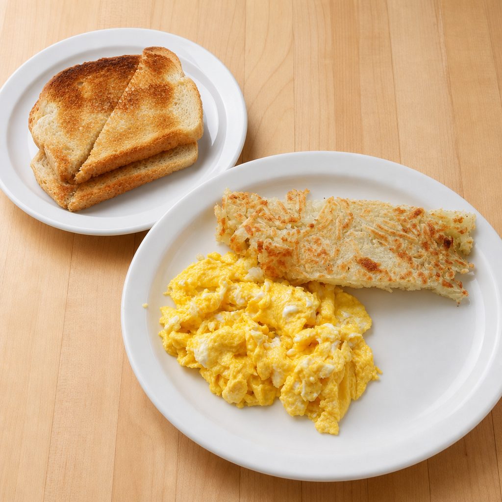 3 Egg (BF Plate) No Meat.