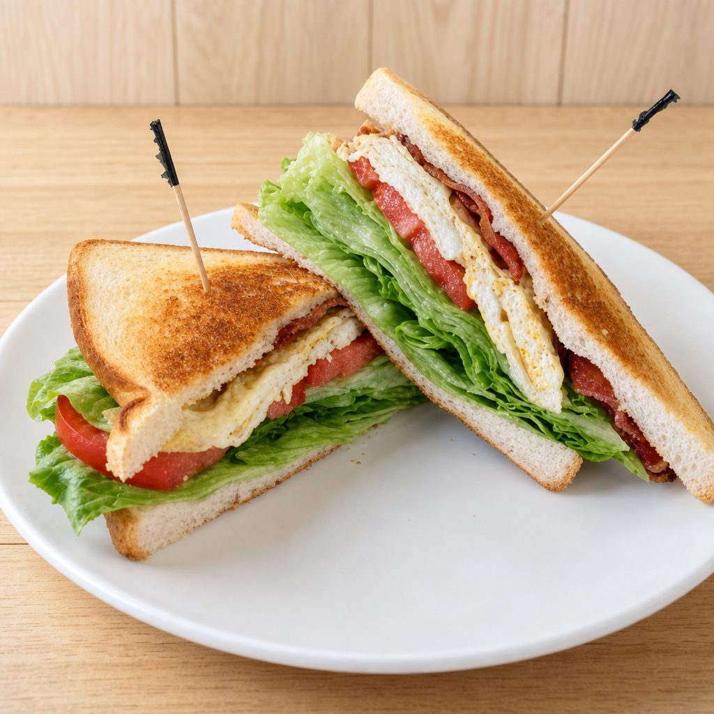 Bacon & Egg Sandwich (BF).