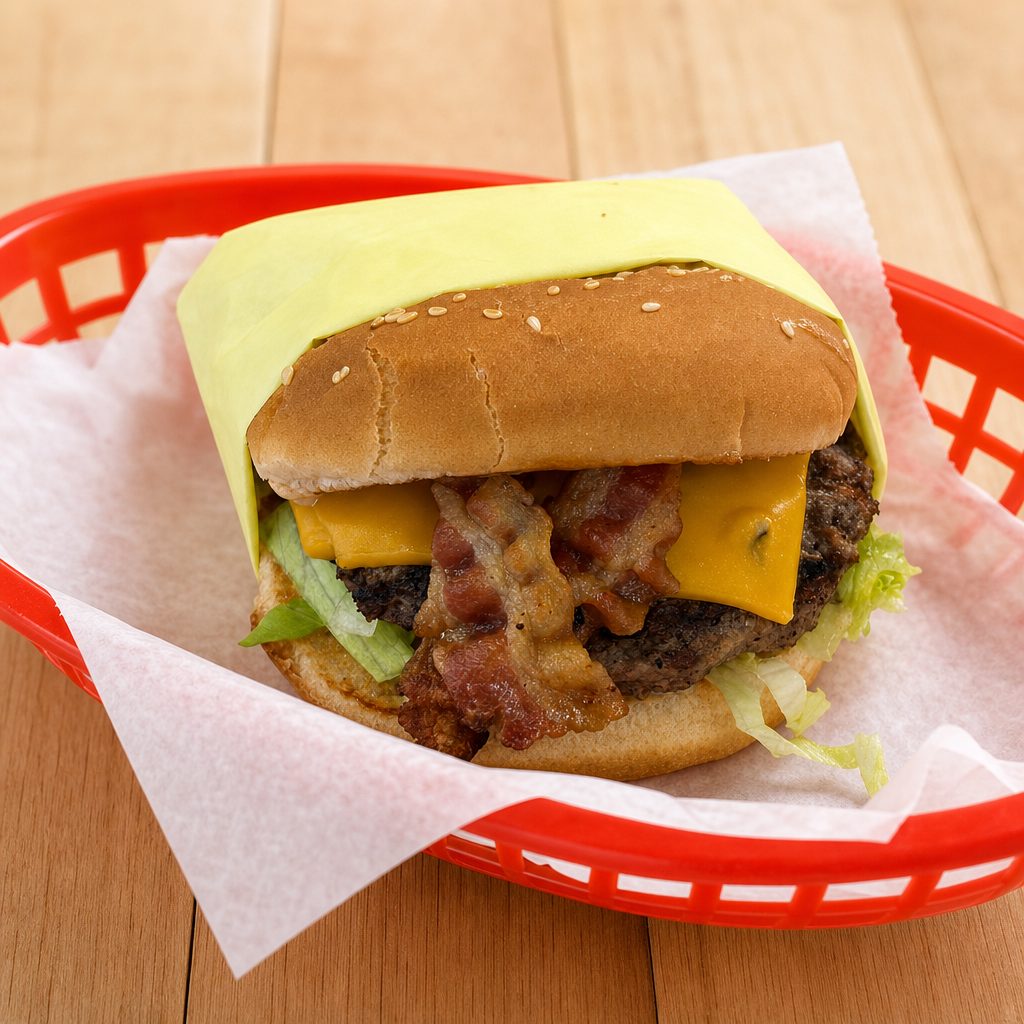 Bacon Cheese Burger.