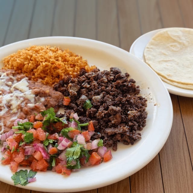 Carne Asada Plate Dinner.