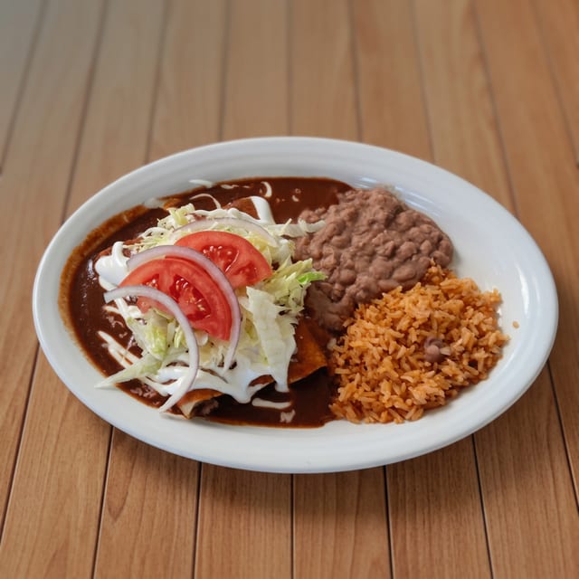 Cheese Enchilada Plate.