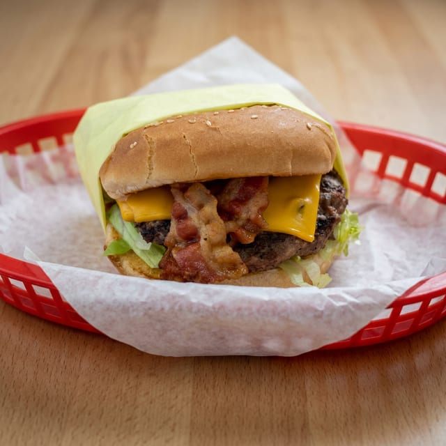 Bacon Cheese Burger.